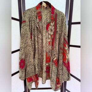 KB Silk Leopard Print Dylan Blouse